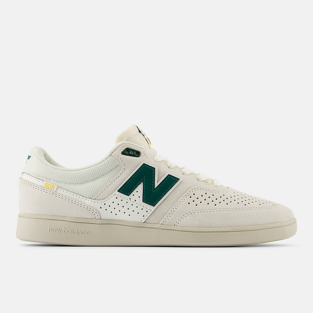 New Balance NB Numeric Brandon Westgate 508 Shoes Sea Salt with Forest Green